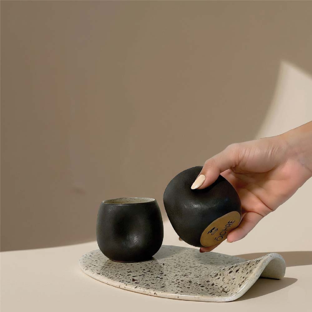 Espresso dimpled cups