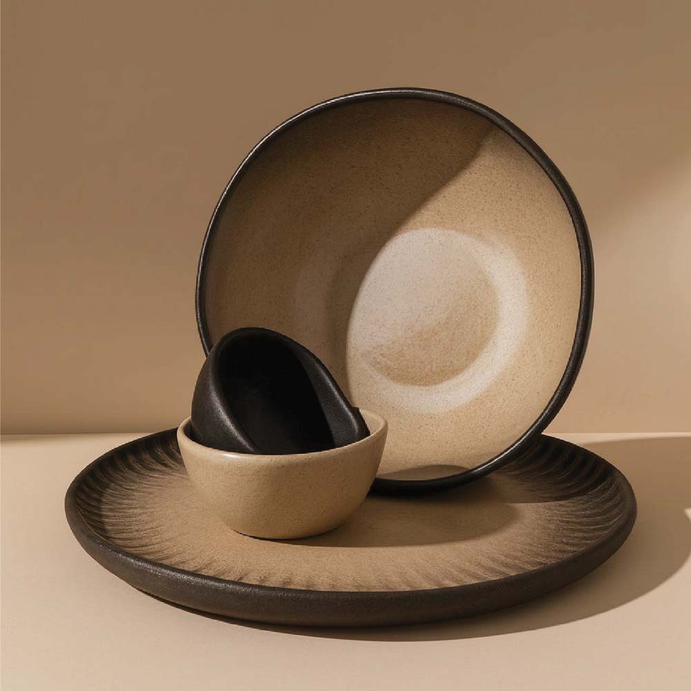 Textured Serving Bowl