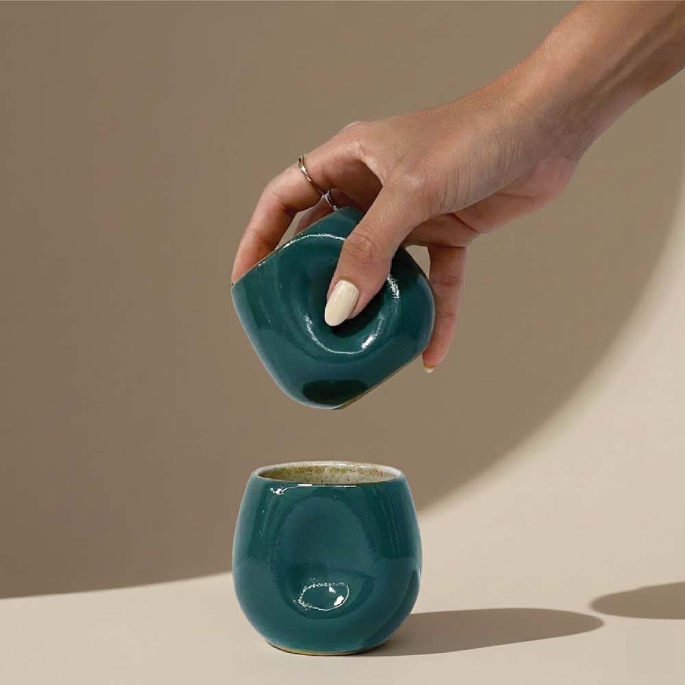 Espresso dimpled cups