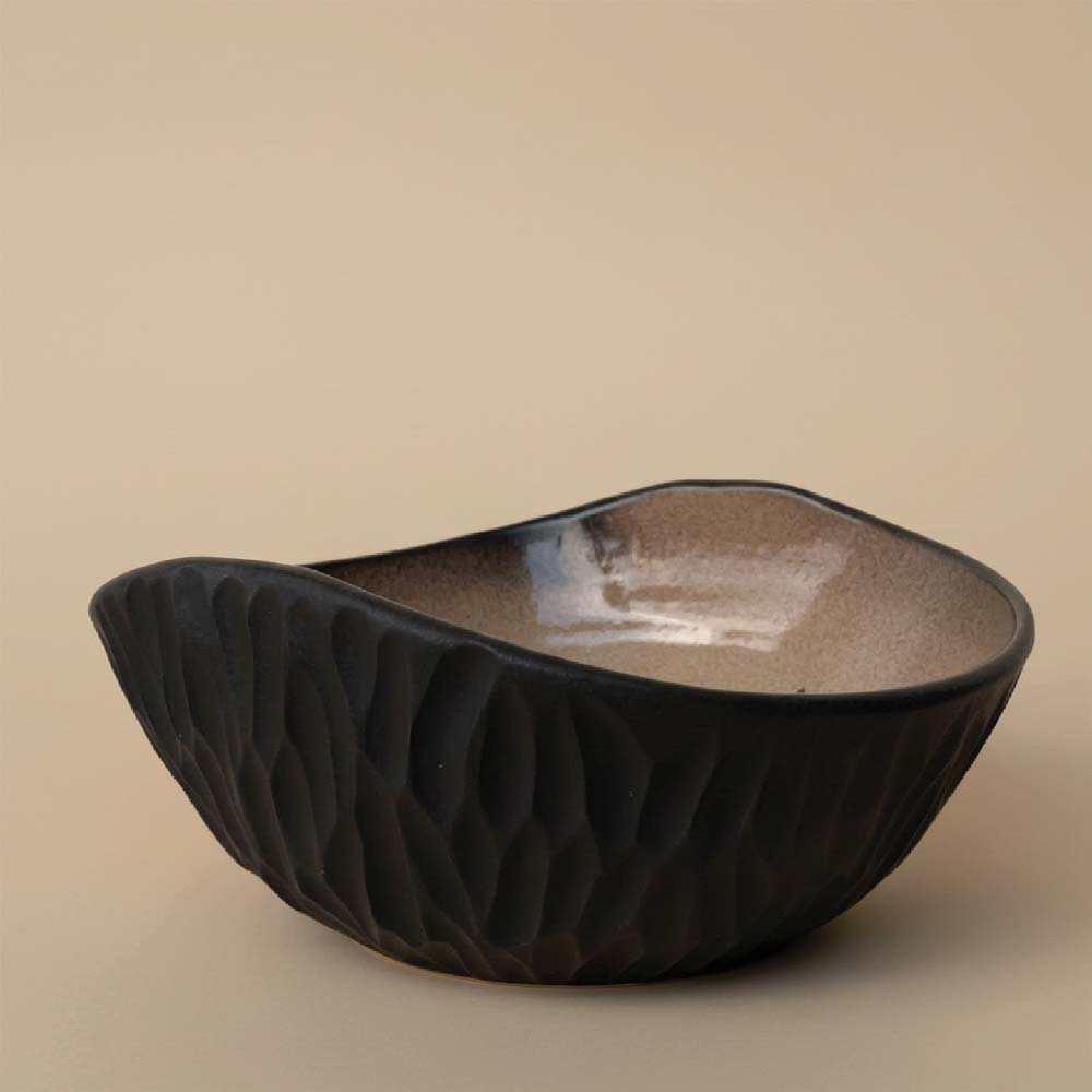 Textured Serving Bowl